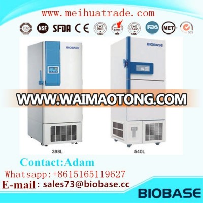 China BIOBASE -86 degree Laboratory Ultra-low temperature freezer-vertical type with best price